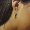 Kokopelli Earrings by Navajo