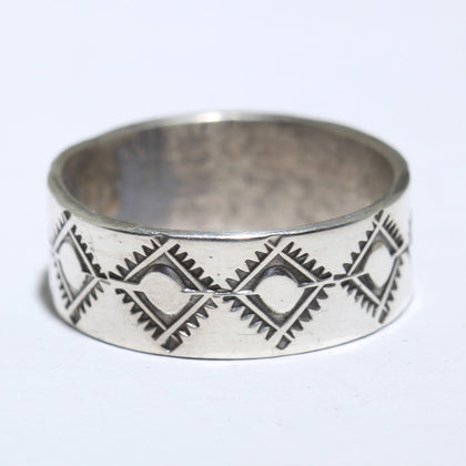 Silver Ring by Arnold Goodluck- 6.5