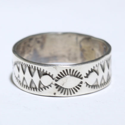 Silver Ring by Arnold Goodluck- 8