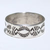 Silver Ring by Arnold Goodluck- 8.5