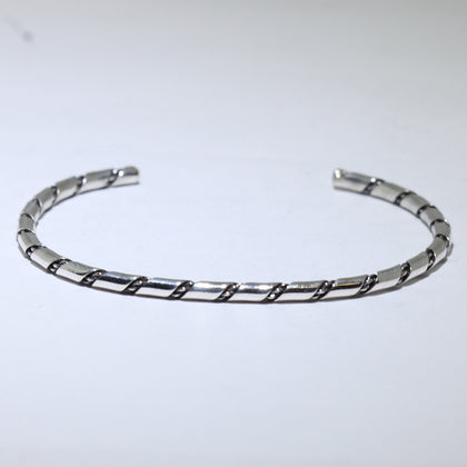 Silver Bracelet by Caroline Tsosie 5