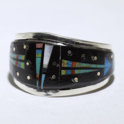Inlay Ring by Navajo- 12.5