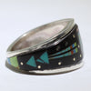 Inlay Ring by Navajo- 12.5