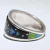 Inlay Ring by Navajo- 12.5