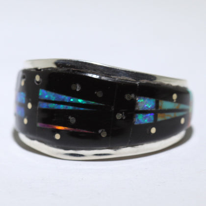 Inlay Ring by Navajo- 12.5