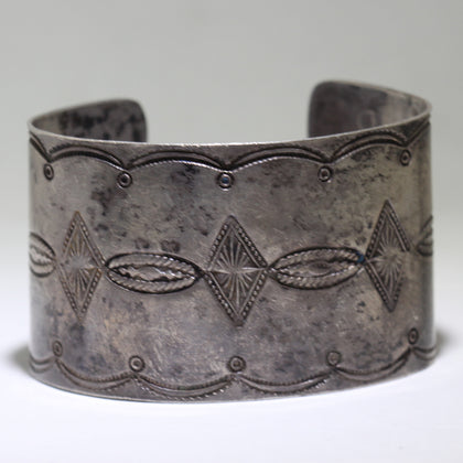 Silver Bracelet by Navajo 5-3/4