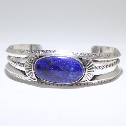 Lapis Bracelet by Arnold Goodluck 5-1/2