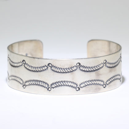 Silver Bracelet by Arnold Goodluck 5-3/4