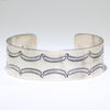 Silver Bracelet by Arnold Goodluck 5-3/4"