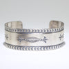 Silver Bracelet by Arnold Goodluck 5-1/4"