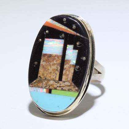 Inlay Ring by Navajo- 8
