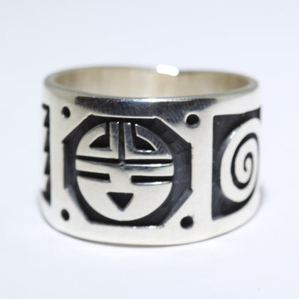 Silver Ring by Ruben Saufkie- 10.5