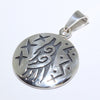 Silver Pendant by Ruben Saufkie