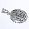 Silver Pendant by Ruben Saufkie