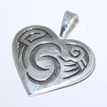 Silver Pendant by Ruben Saufkie