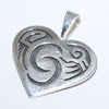 Silver Pendant by Ruben Saufkie