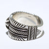 Silver Ring by Ron Bedonie- 8.5
