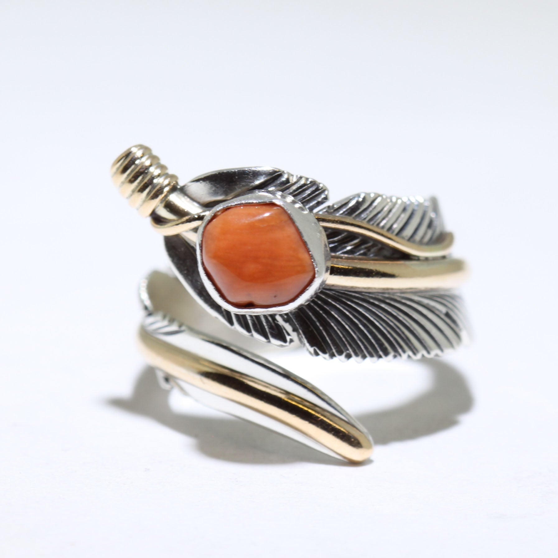アクセサリー Harvey Mace feather ring ハーヴィーメイス(Harvey Mace) フェザーリング 6mm幅