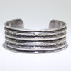 Coin Silver Bracelet by Jesse Robbins- 5"