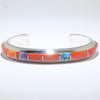 Inlay Bracelet by Wes Willie 5-1/4"