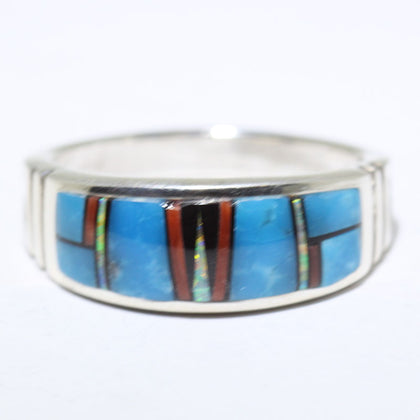 Inlay Ring by Navajo- 12.5