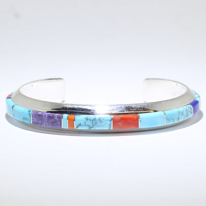 Inlay Bracelet by Wes Willie 5-1/2