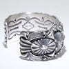 Silver Bracelet by Delbert Gordon- 5-3/4"