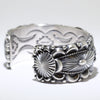 Silver Bracelet by Delbert Gordon 5-3/4"