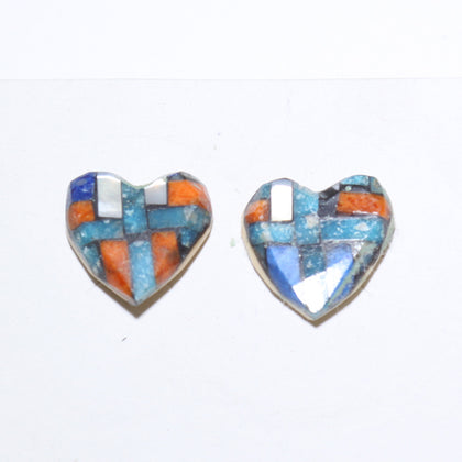 Mosaic Earrings by Joe & Angie Reano