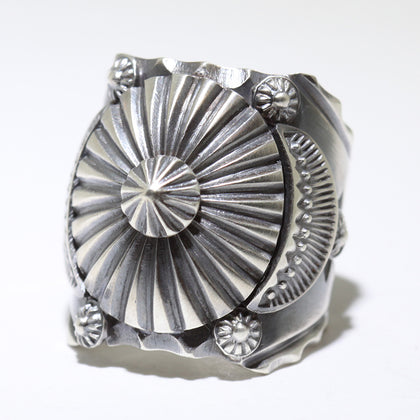 Silver Ring by Delbert Gordon- 11.5