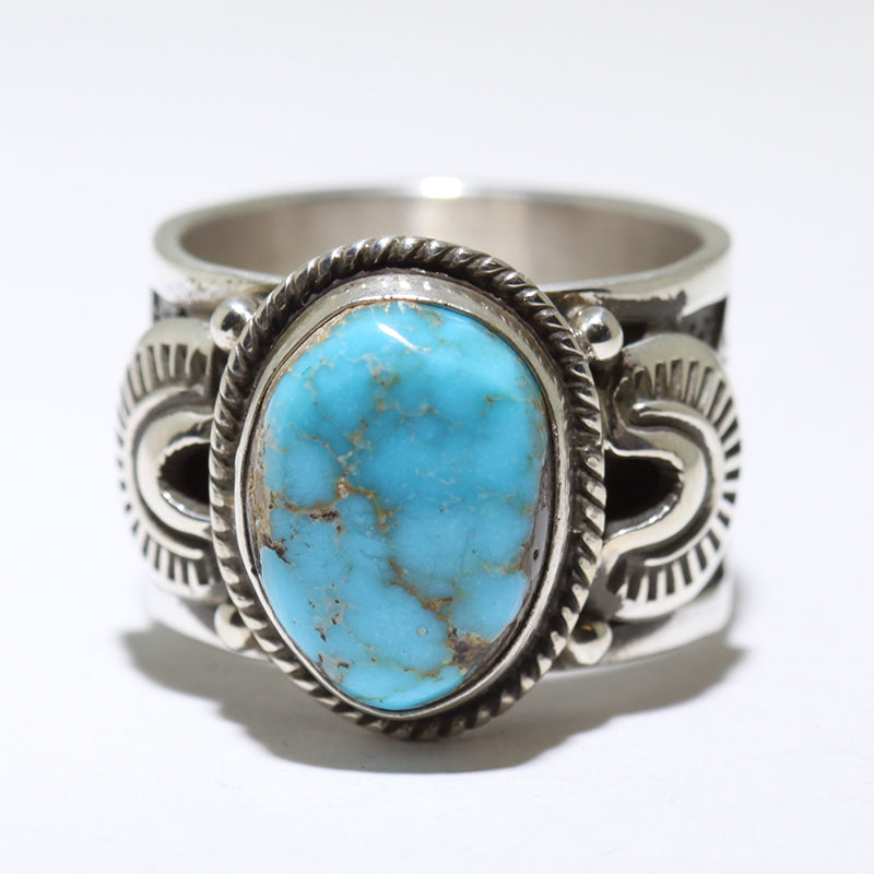 Lone Mountain Natural Turquoise & Sterling Statement Ring Circa 2024 1960s