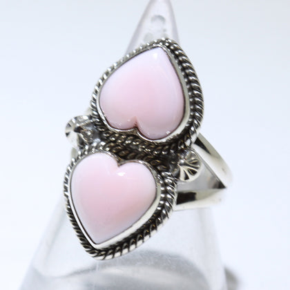 Double Heart Ring by Navajo