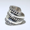 Coin Silver Ring by Ernie Lister- 8