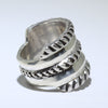 Coin Silver Ring by Ernie Lister- 8