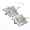 Silver Earrings by Navajo