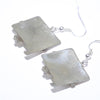 Silver Earrings by Navajo