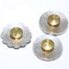 Silver Screw Concho Buttons by Arnold Goodluck