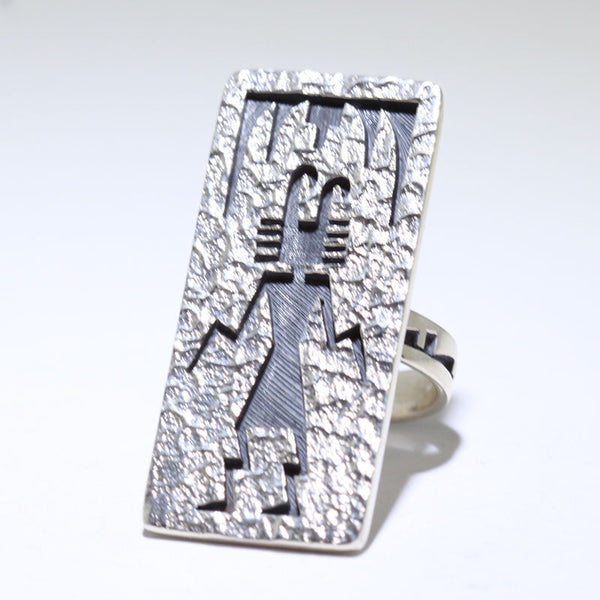 Silver Ring by Ruben Saufkie- 8.5 – Gallup Trading