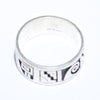 Silver Ring by Clifton Mowa- 15.5