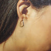 Silver Hoop Earrings by Navajo