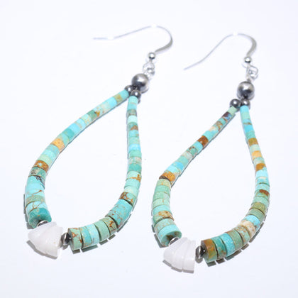 Turquoise Earrings by Navajo