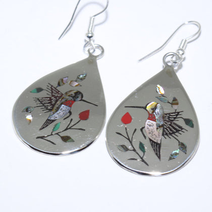 Inlay Earrings by Raymond Boyd