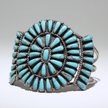 Turquoise Bracelet by Navajo 5-1/2