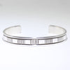 Silver Bracelet by Bruce Morgan 5-1/4"