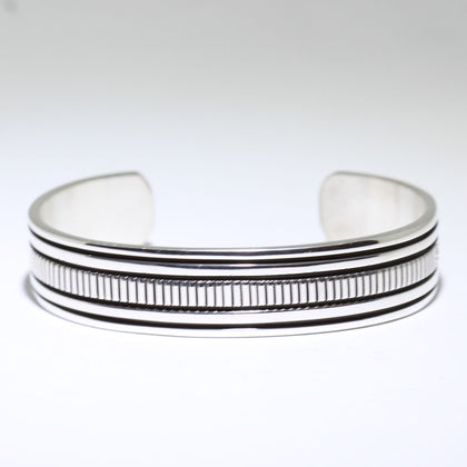 Silver Bracelet by Bruce Morgan 5-1/4