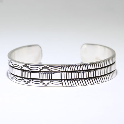 Silver Bracelet by Bruce Morgan 5-1/4