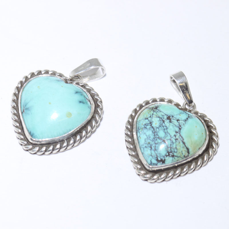Heart Pendant by Navajo – Gallup Trading
