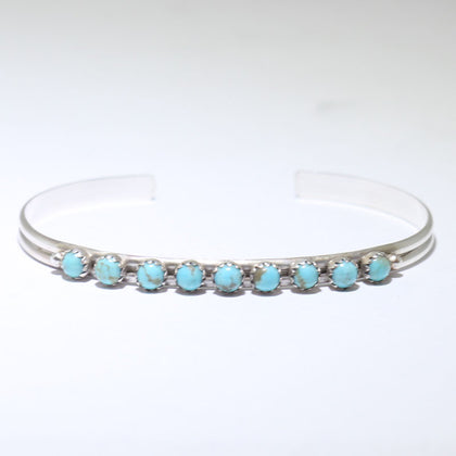 Turquoise Bracelet by Navajo 5-1/4