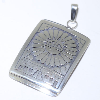 Silver Pendant by Clifton Mowa