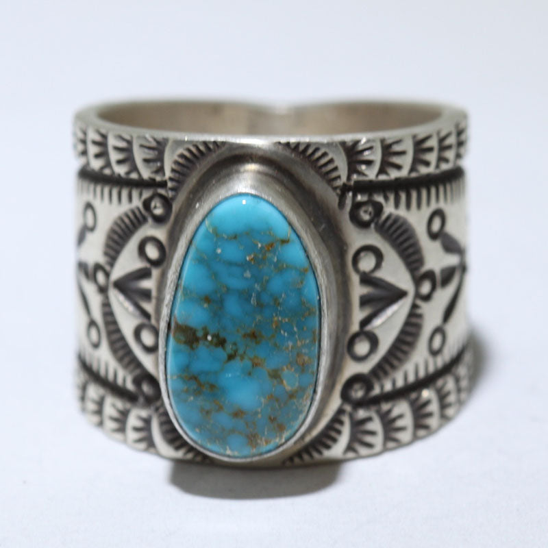 Intricate!! Vintage Native American Navajo Lone Mountain Turquoise Sterling Silver Bracelet Intricate!! Vintage Native American Navajo Lone Mountain Turquoise Sterling Silver Bracelet